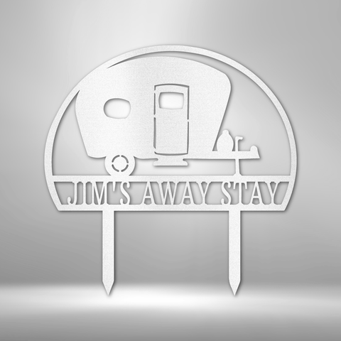 Camper Yard Monogram - Steel Sign