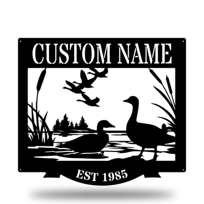 Duck Pond Monogram